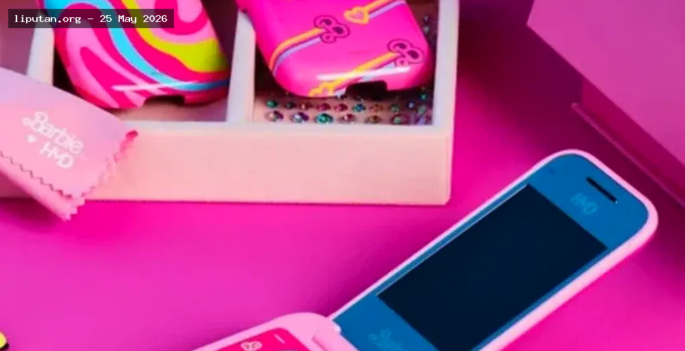 HMD Barbie Phone Hadir, Ponsel Lipat Bernuansa Retro