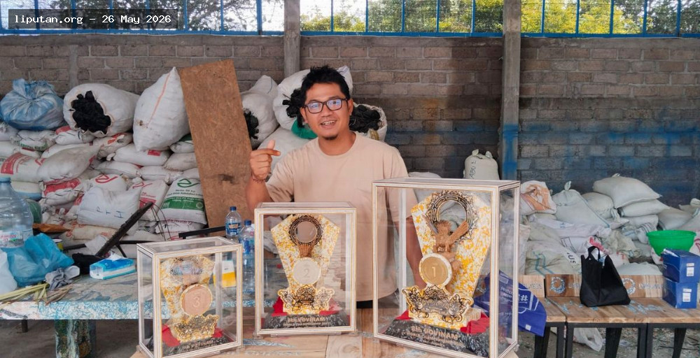 Eks Bartender Ini Ubah Sampah Plastik Jadi Cuan