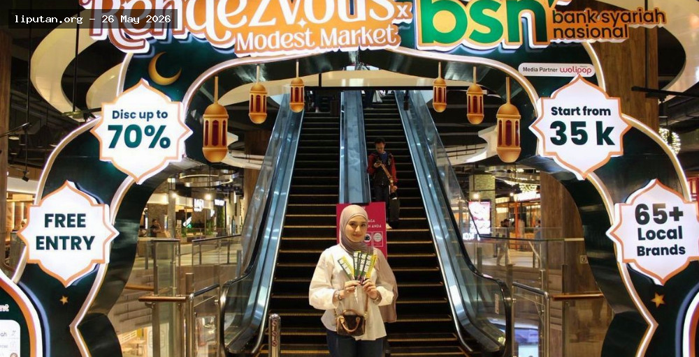 Rendezvous Modest Market BSN Ramaikan Buru Busana Lebaran