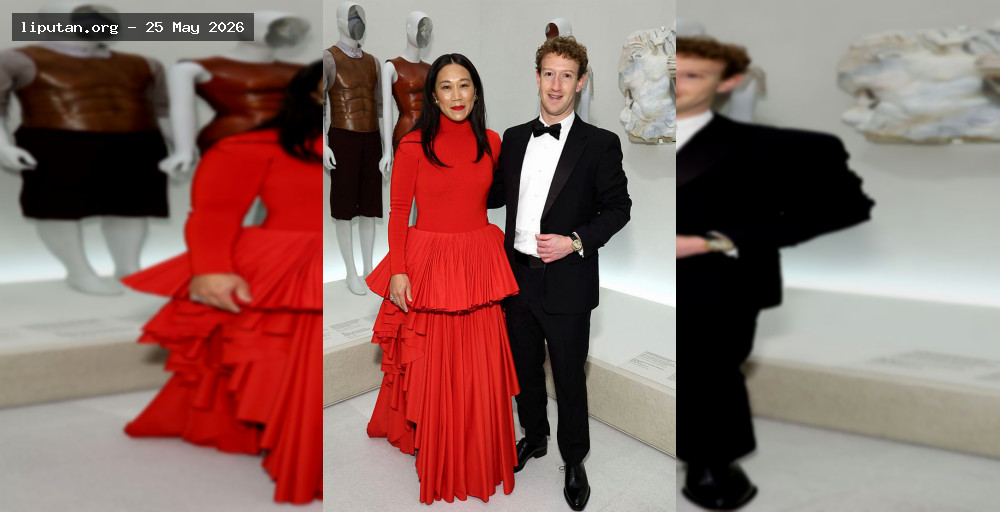 Zuckerberg dan Priscilla Chan Debut di Met Gala 2026