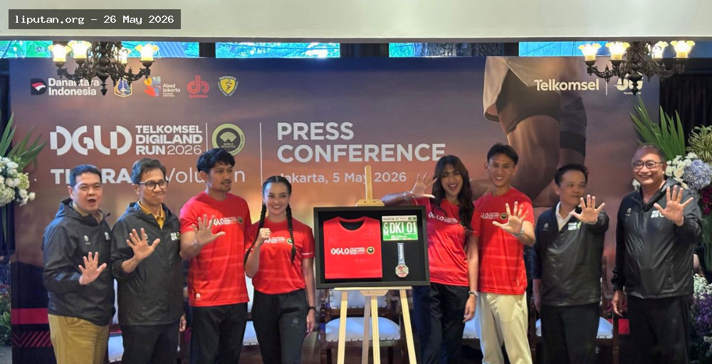 Digiland Run 2026 Hadirkan Sportainment 5G dan AI di GBK