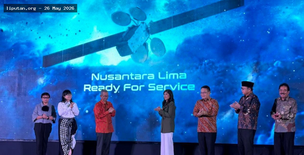 Satelit Nusantara Lima Resmi Beroperasi, Perkuat Internet Nasional