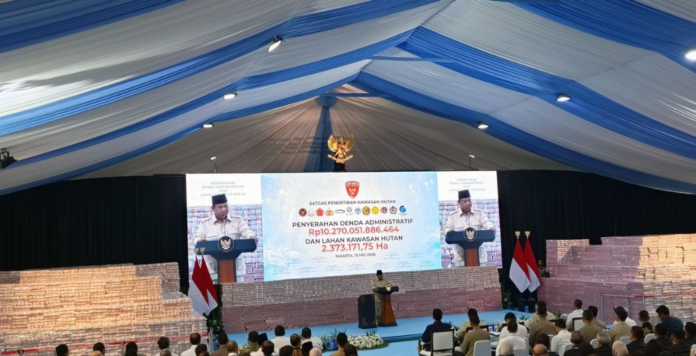 Penyerahan Denda PKH Capai Rp10,2 Triliun