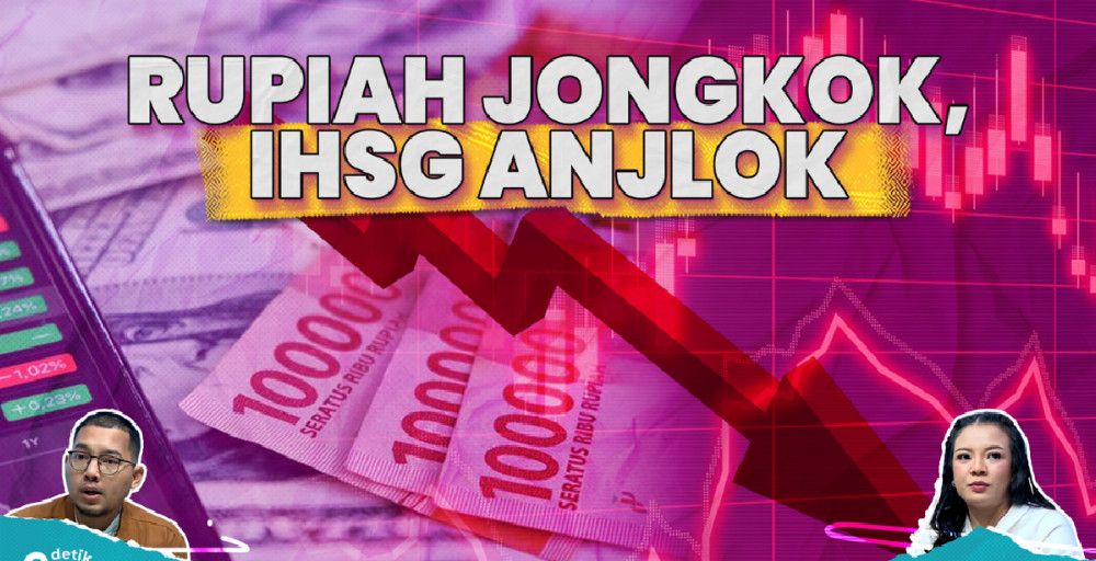 Rupiah Anjlok ke 17.500, IHSG Tertekan