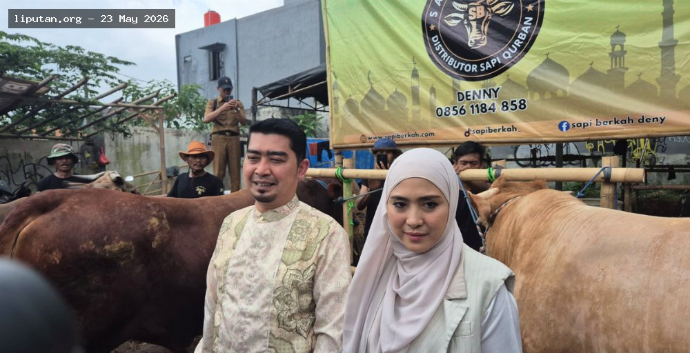 Solmed dan April Jasmine Siapkan Kurban Idul Adha 2026