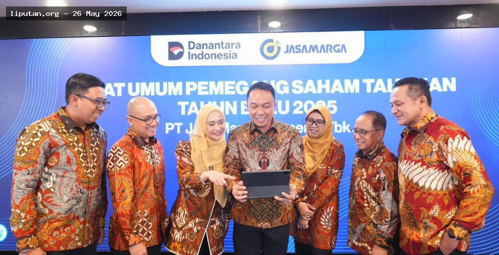 Jasa Marga Bagikan Dividen Rp1,1 Triliun dari Laba 2025