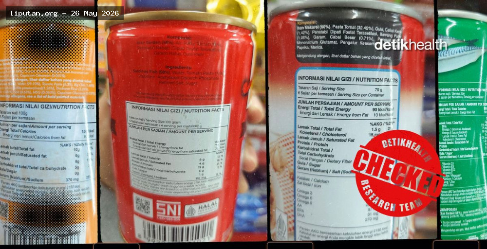 Sarden Kalengan Viral, Benarkah Termasuk Ultra Processed Food?