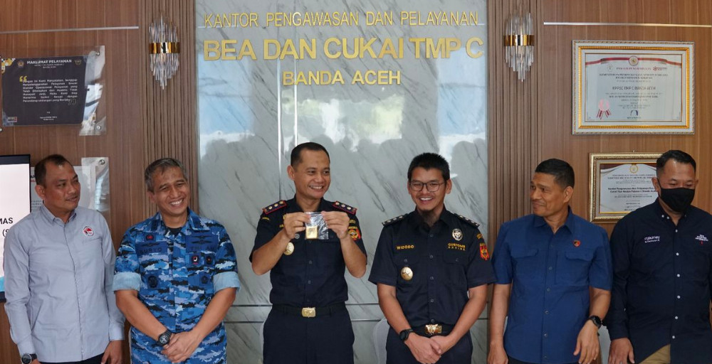 Bea Cukai Aceh Gagalkan Penyelundupan Emas Rp1,45 Miliar