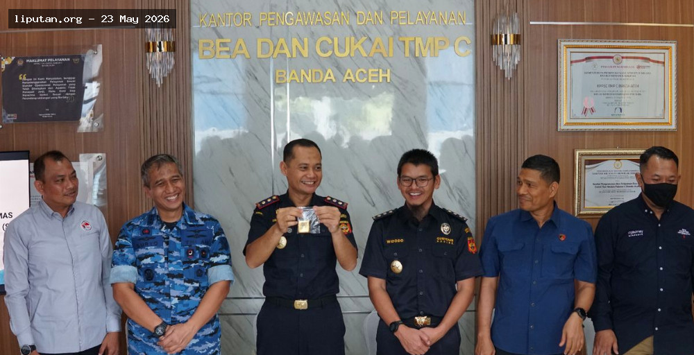 Bea Cukai Aceh Gagalkan Penyelundupan Emas 527 Gram