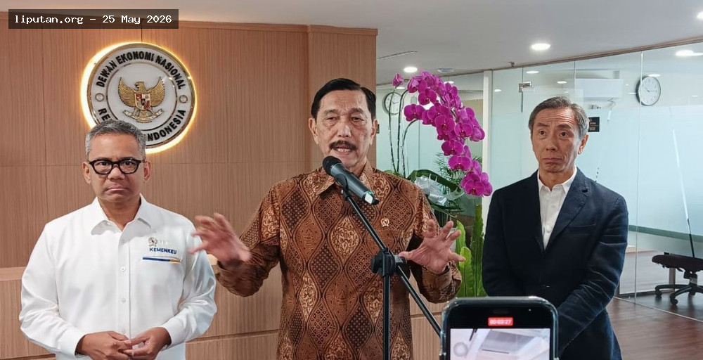 Luhut Dorong BUMN Ekspor SDA Pakai Simbara
