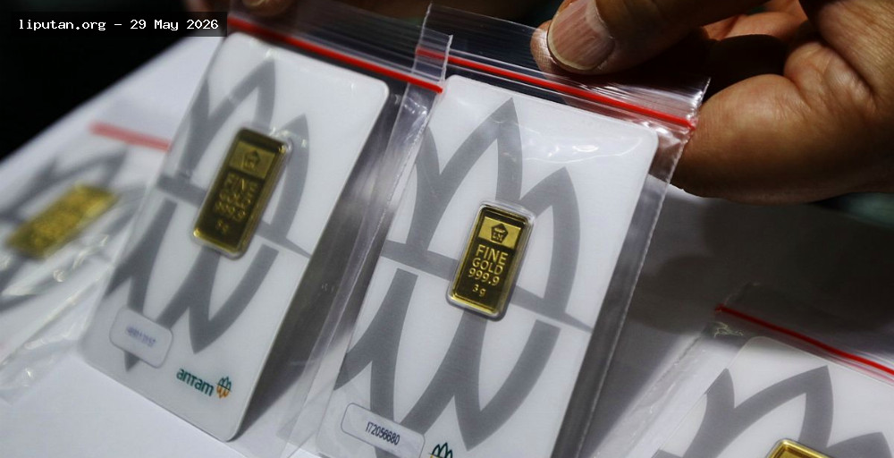 Harga Emas Antam Naik ke Rp2,774 Juta per Gram